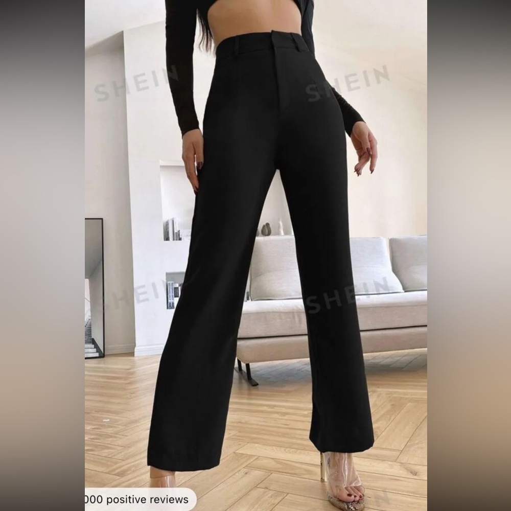 SHEIN High Rise Tailored Pants